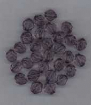 Facettenperlen transparent hellviolett